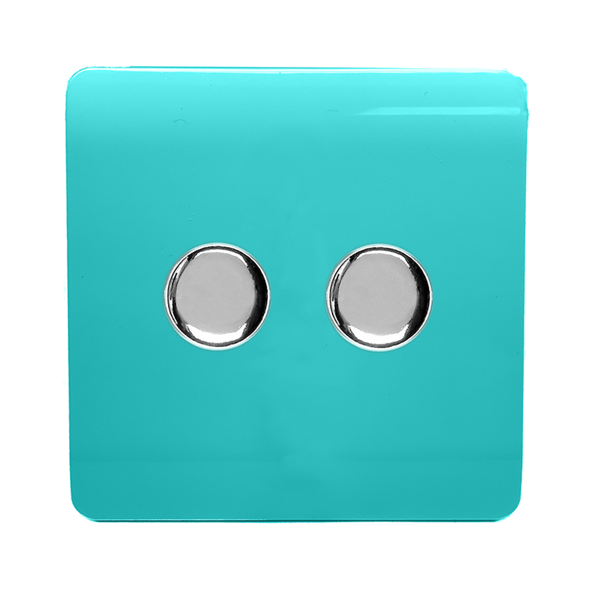 ART-2LDMBT  2 Gang 2 Way LED Dimmer Switch Bright Teal